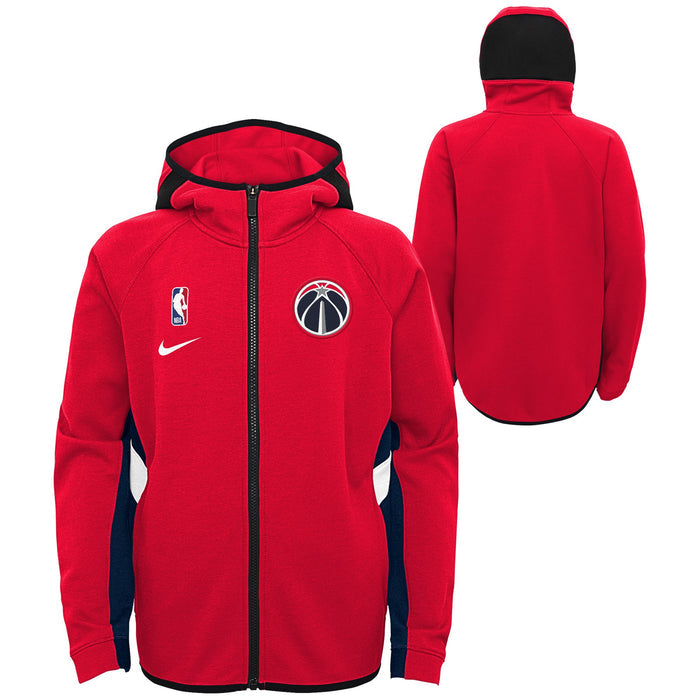 Nike NBA Youth Boys Washington Wizards Thermaflex Travel Showtime Zip Up Hoodie