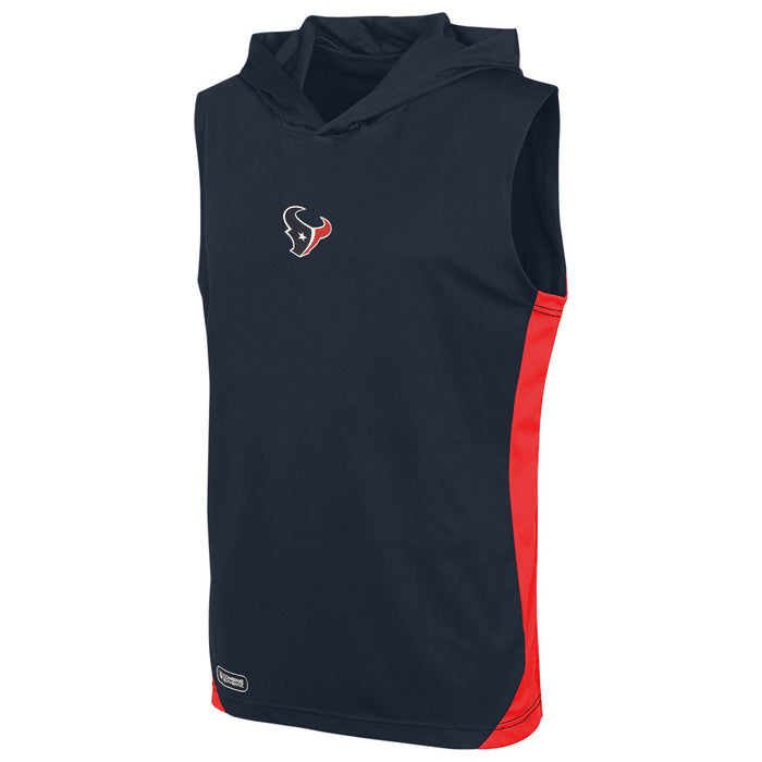 New Era NFL Men's Houston Texans Champions Flair Hooded Muscle T-Shirt