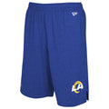New Era NFL Men's Los Angeles Rams Ground Running Performance Shorts, Blue