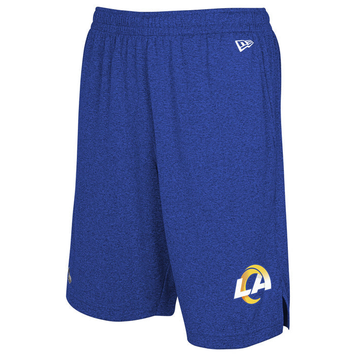 New Era NFL Men's Los Angeles Rams Ground Running Performance Shorts, Blue