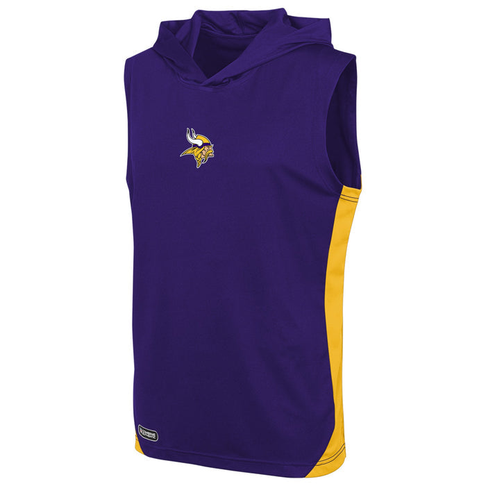 New Era NFL Men's Minnesota Vikings Champions Flair Hooded Muscle T-Shirt
