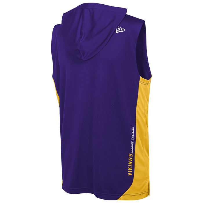 New Era NFL Men's Minnesota Vikings Champions Flair Hooded Muscle T-Shirt