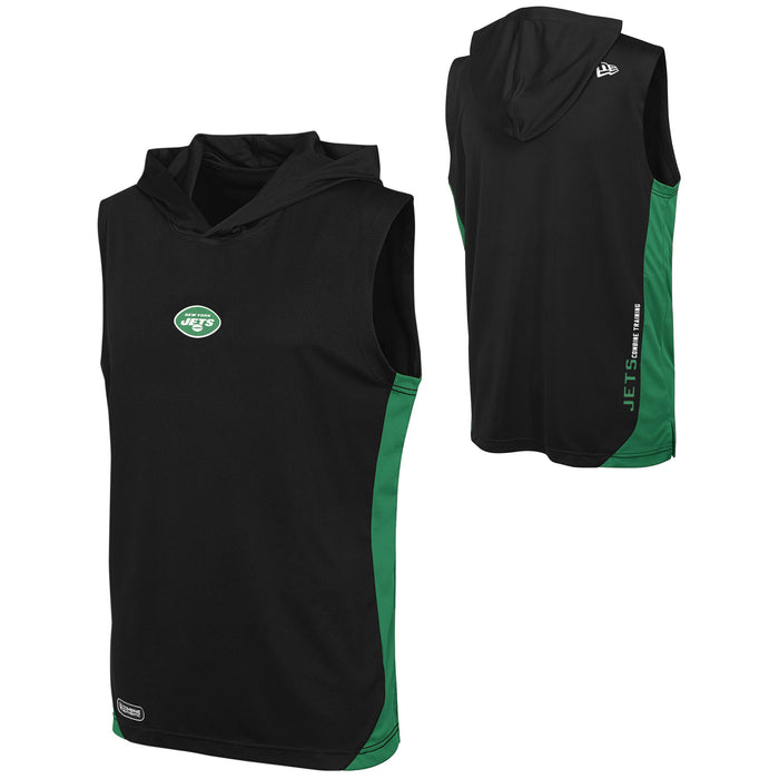 New Era NFL Men's New York Jets Champions Flair Hooded Muscle T-Shirt