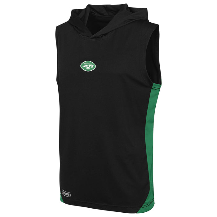 New Era NFL Men's New York Jets Champions Flair Hooded Muscle T-Shirt