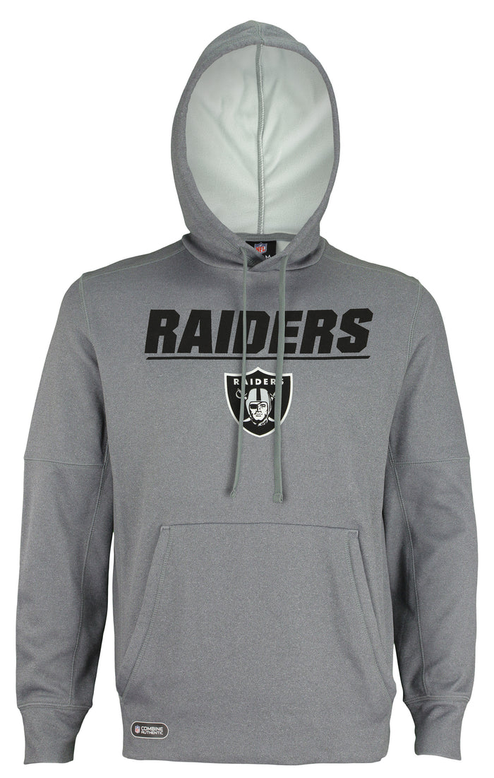 New Era NFL Men's Oakland Raiders Stated Pullover Performance Hoodie