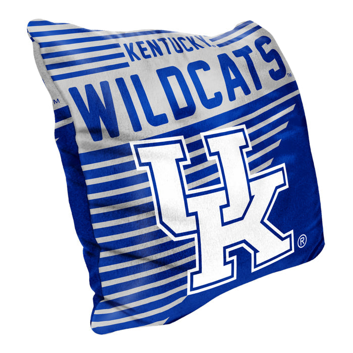 Northwest Kentucky Wildcats NCAA Velvet Pillow 16" x 16" , Stripes