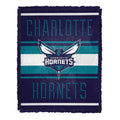 Northwest NBA Charlotte Hornets Nose Tackle Woven Jacquard Throw Blanket