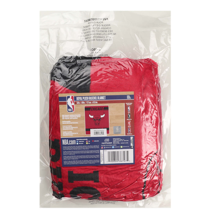 Northwest NBA Chicago Bulls Legion Raschel Throw, 50" x 60"