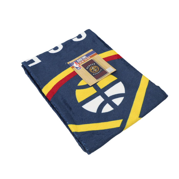 Northwest NBA Denver Nuggets "Stripes" Beach Towel, 30" x 60"