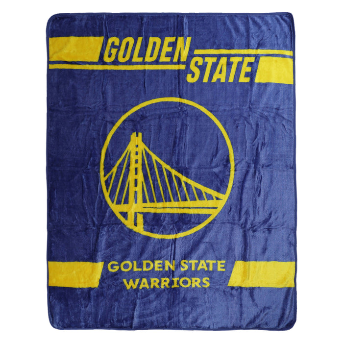 Northwest NBA Golden State Warriors Legion Raschel Throw, 50" x 60"