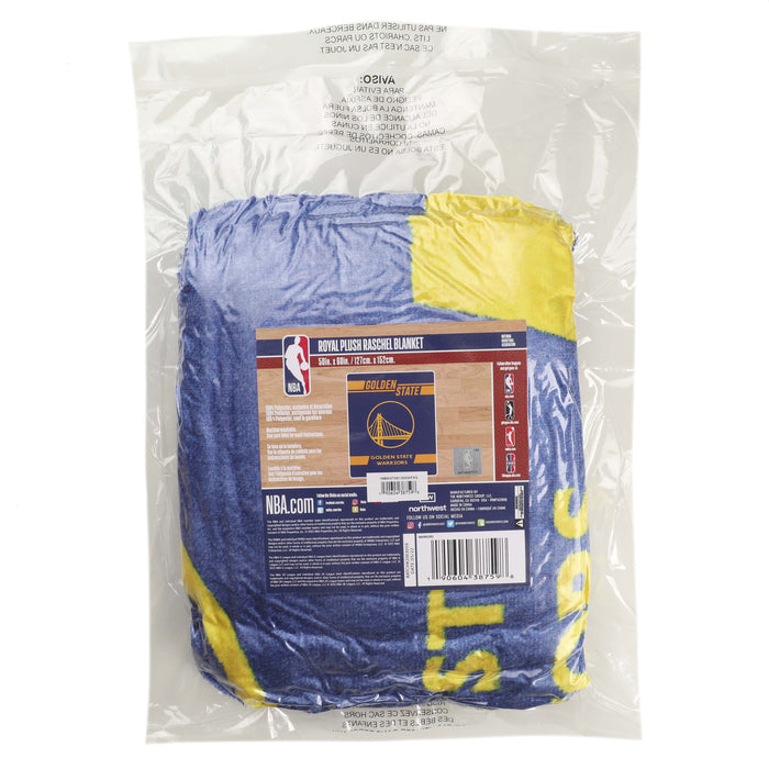 Northwest NBA Golden State Warriors Legion Raschel Throw, 50" x 60"
