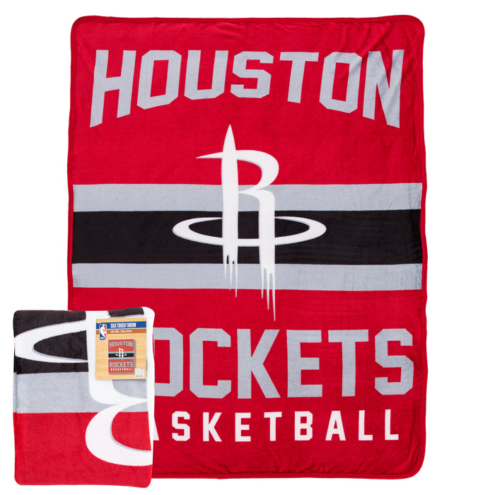Northwest NBA Houston Rockets Singular Silk Touch Throw Blanket, 45" x 60"