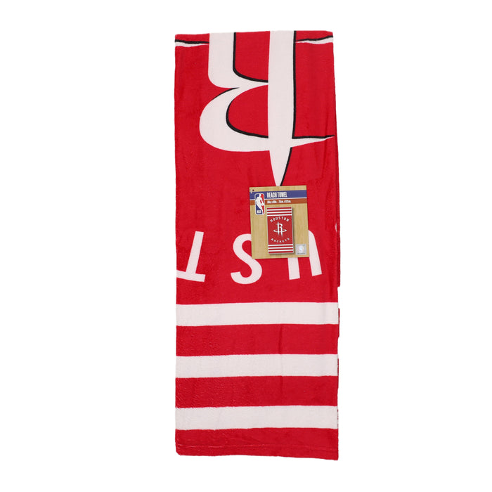Northwest NBA Houston Rockets "Stripes" Beach Towel, 30" x 60"