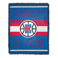 Northwest NBA Los Angeles Clippers Nose Tackle Woven Jacquard Throw Blanket