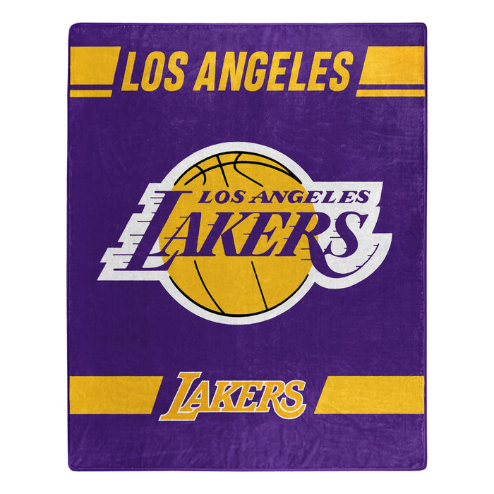 Northwest NBA Los Angeles Lakers Legion Raschel Throw, 50" x 60"