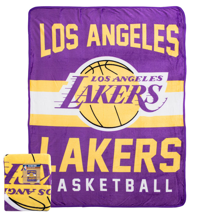 Northwest NBA Los Angeles Lakers Singular Silk Touch Throw Blanket, 45" x 60"