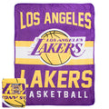 Northwest NBA Los Angeles Lakers Singular Silk Touch Throw Blanket, 45" x 60"