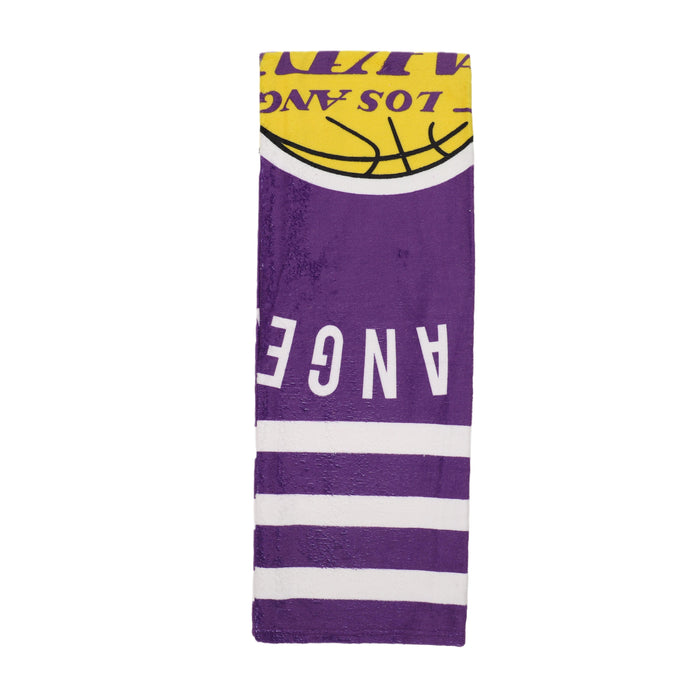 Northwest NBA Los Angeles Lakers "Stripes" Beach Towel, 30" x 60"