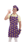 Northwest NBA Los Angeles Lakers Tide Scatter Print 3 Piece Chef Set