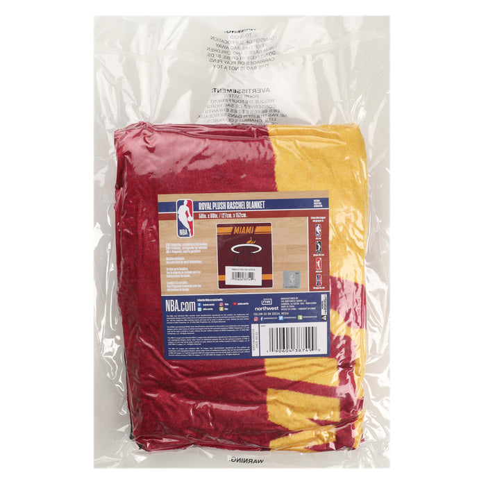 Northwest NBA Miami Heat Legion Raschel Throw, 50" x 60"