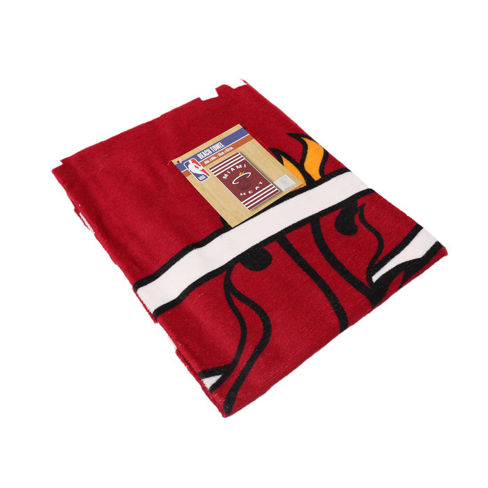 Northwest NBA Miami Heat "Stripes" Beach Towel, 30" x 60"