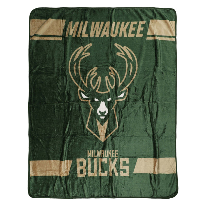 Northwest NBA Milwaukee Bucks Legion Raschel Throw, 50" x 60"