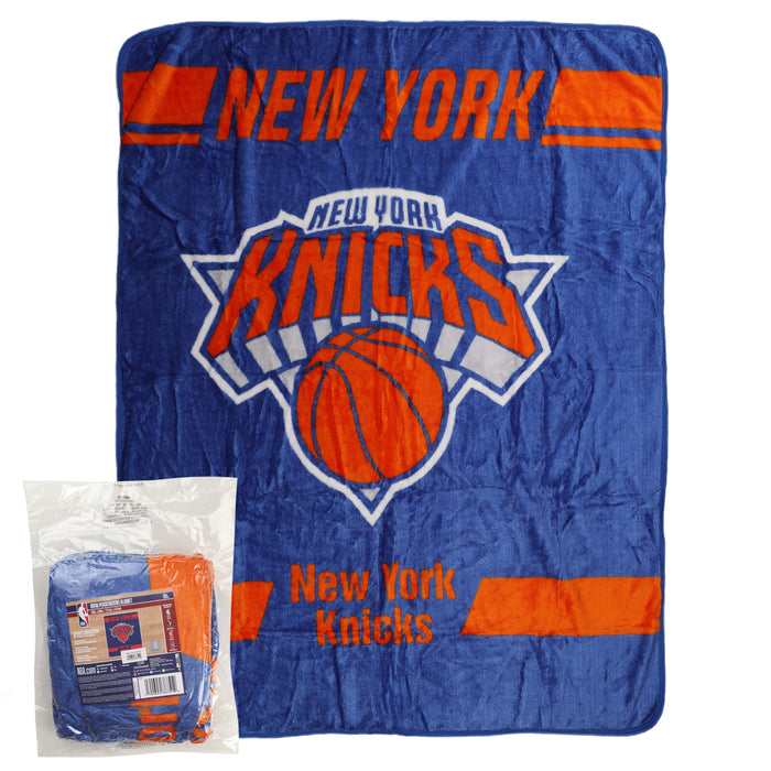 Northwest NBA New York Knicks Legion Raschel Throw, 50" x 60"