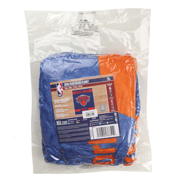 Northwest NBA New York Knicks Legion Raschel Throw, 50" x 60"
