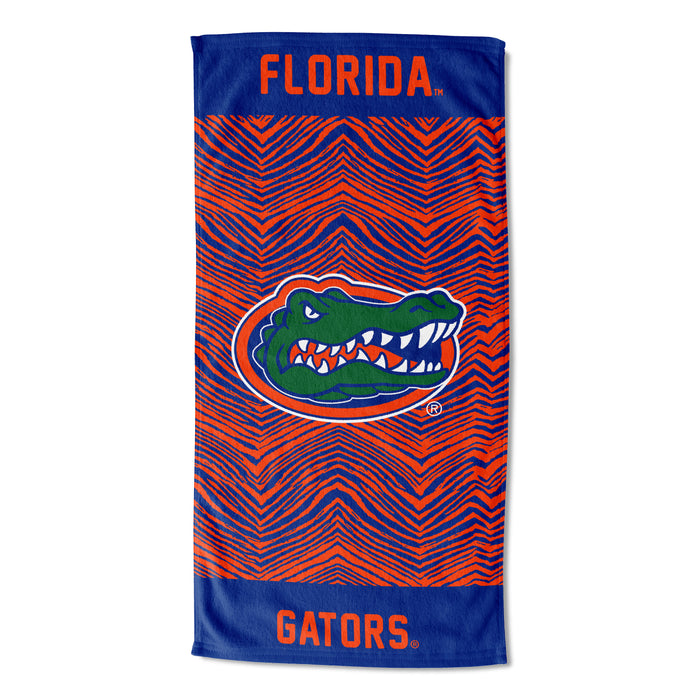 Northwest NCAA Florida Gators State Line Beach Towel, 30x60