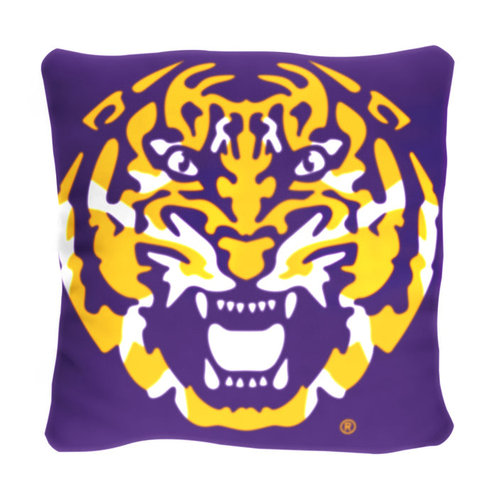 Northwest NCAA LSU Tigers Badgers Pillow & Silk Touch Throw Blanket Set