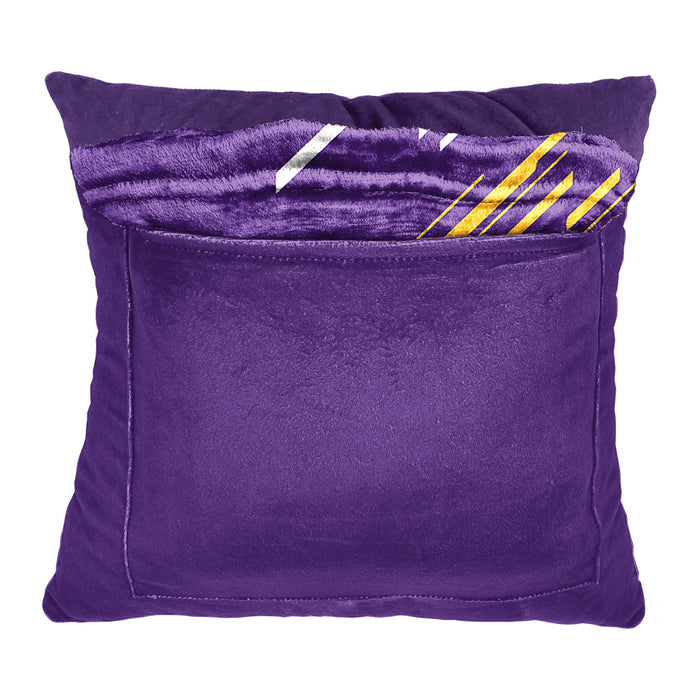 Northwest NCAA LSU Tigers Badgers Pillow & Silk Touch Throw Blanket Set