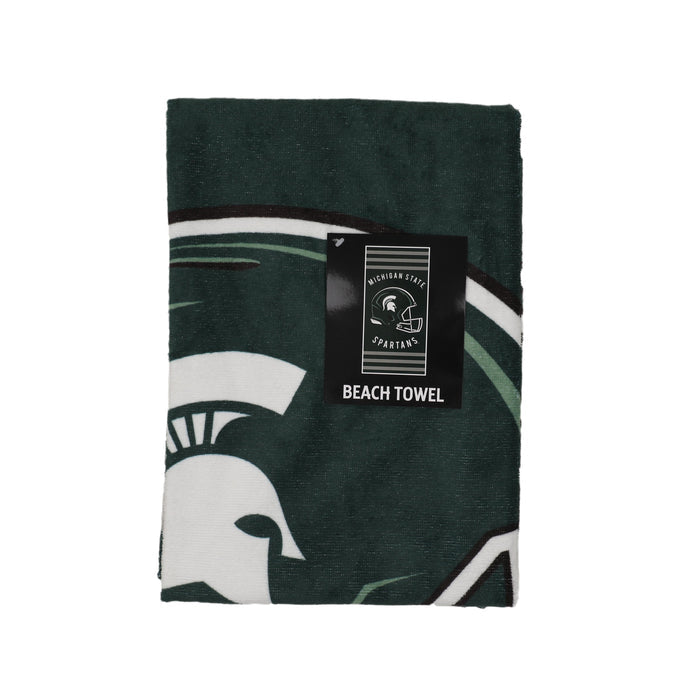 Northwest NCAA Michigan State Spartans "Stripes" Beach Towel, 30" x 60"