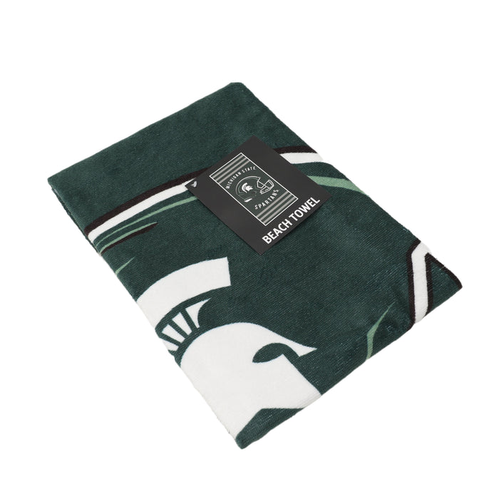 Northwest NCAA Michigan State Spartans "Stripes" Beach Towel, 30" x 60"