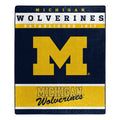 Northwest NCAA Michigan Wolverines Raschel Throw Blanket