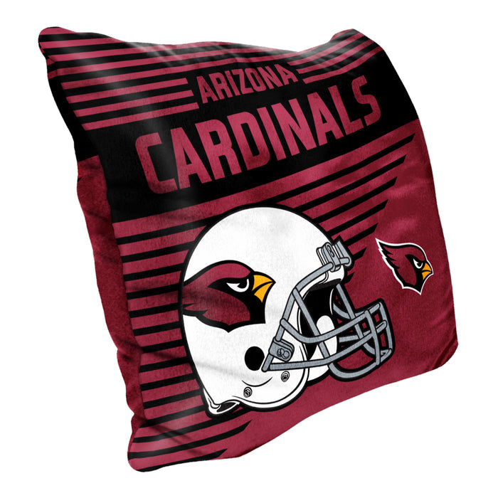 Northwest NFL Arizona Cardinals Velvet Stripes Throw Pillow, 16"x16"