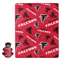 Northwest NFL Atlanta Falcons Plush Bear Hugger W/ 40" X 50" Silk Touch Throw Blanket