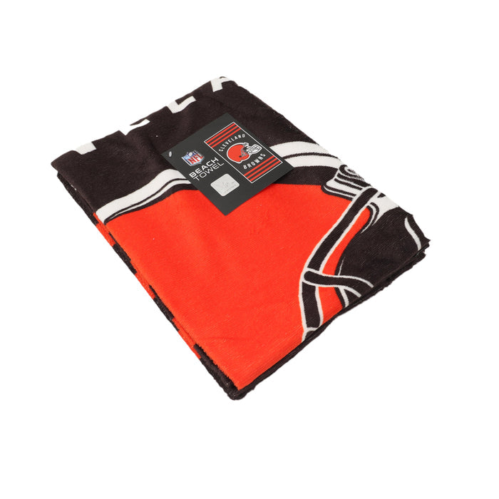 Northwest NFL Cleveland Browns "Stripes" Beach Towel, 30" x 60"