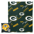Northwest NFL Green Bay Packers Slashed Pillow and Throw Blanket Set