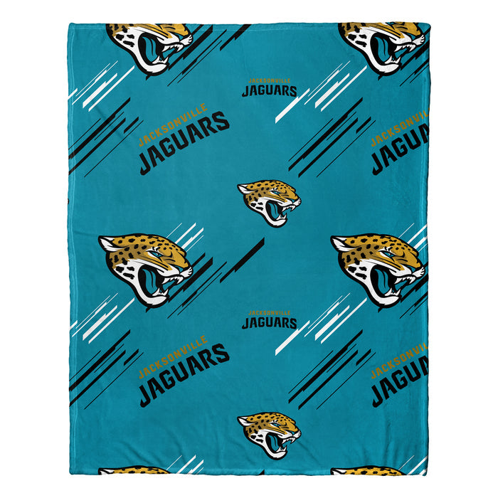 Northwest NFL Jacksonville Jaguars Slashed Pillow and Throw Blanket Set