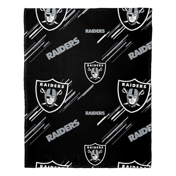 Northwest NFL Las Vegas Raiders Slashed Pillow and Throw Blanket Set