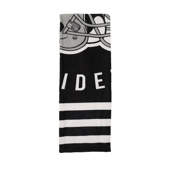 Northwest NFL Las Vegas Raiders "Stripes" Beach Towel, 30" x 60"