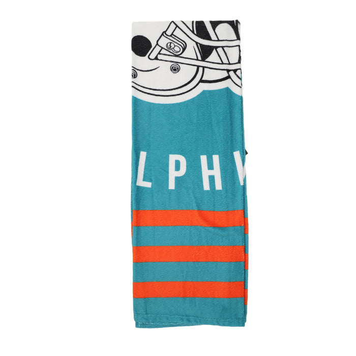 Northwest NFL Miami Dolphins "Stripes" Beach Towel, 30" x 60"