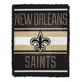 Northwest NFL New Orleans Saints Nose Tackle Woven Jacquard Throw Blanket