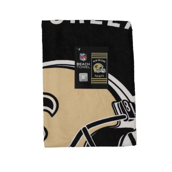 Northwest NFL New Orleans Saints "Stripes" Beach Towel, 30" x 60"
