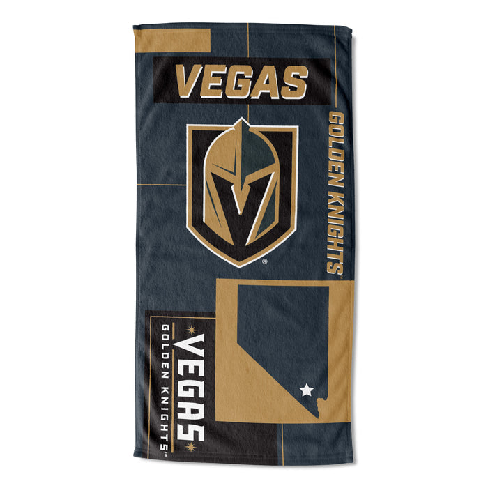 Northwest NHL Las Vegas Golden Knights State Line Beach Towel