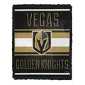 Northwest NHL Vegas Golden Knights Nose Tackle Woven Jacquard Throw Blanket