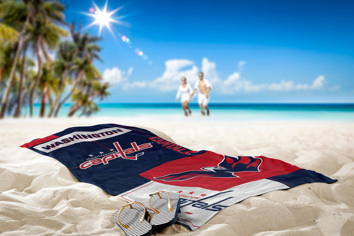 Northwest NHL Washington Capitals State Line Beach Towel