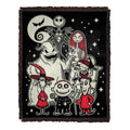 Northwest Nightmare Before Christmas Scream Team Woven Jacquard Throw Blanket 46"W x 60"L
