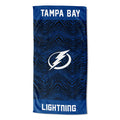 Northwest Tampa Bay Lightning NHL Classic Zebra Print Beach Towel, 30x60