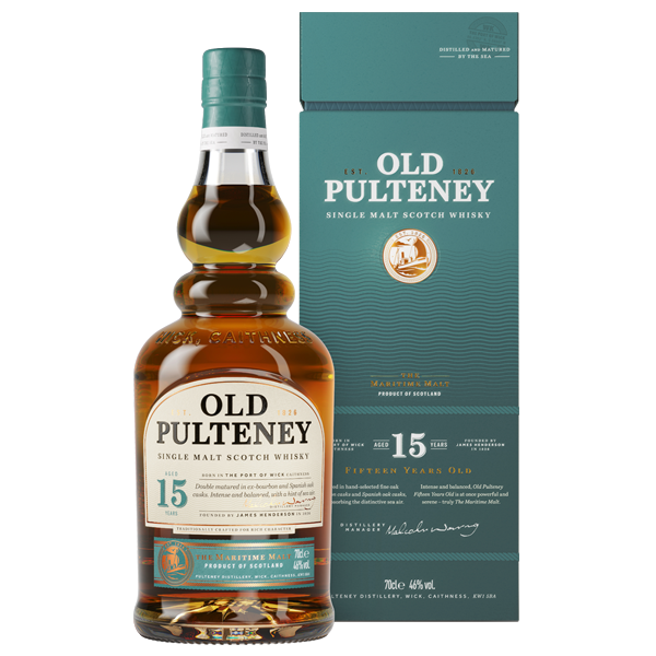 Old Pulteney Single Malt 15 Years Aged Scotch Whisky